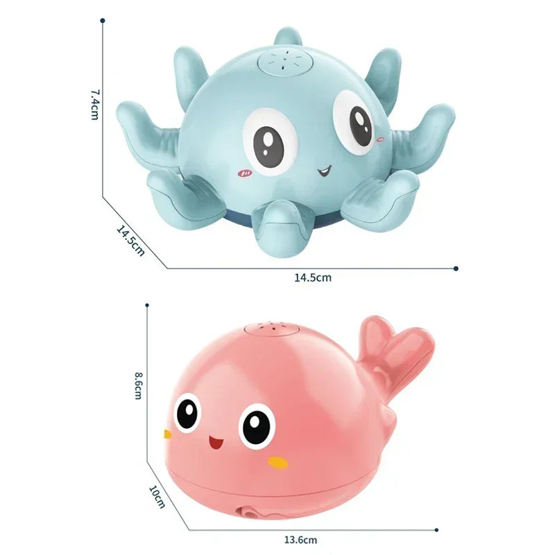 Baby Bath Toy Nyangumi LED Kwa Watoto