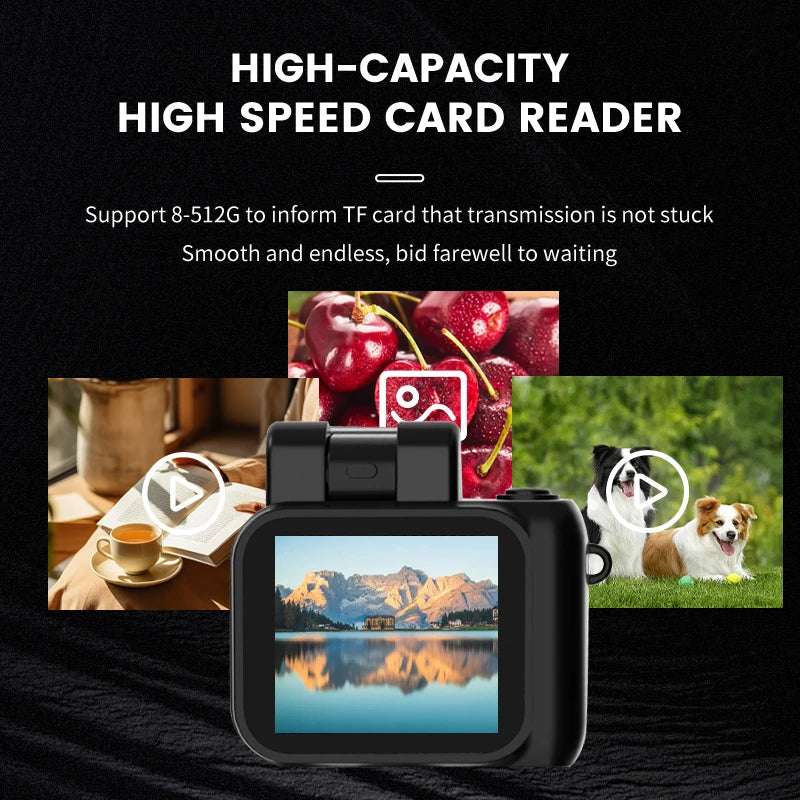 Y4000 HD 1080P Mini Keychain Camera For Kids With Screen