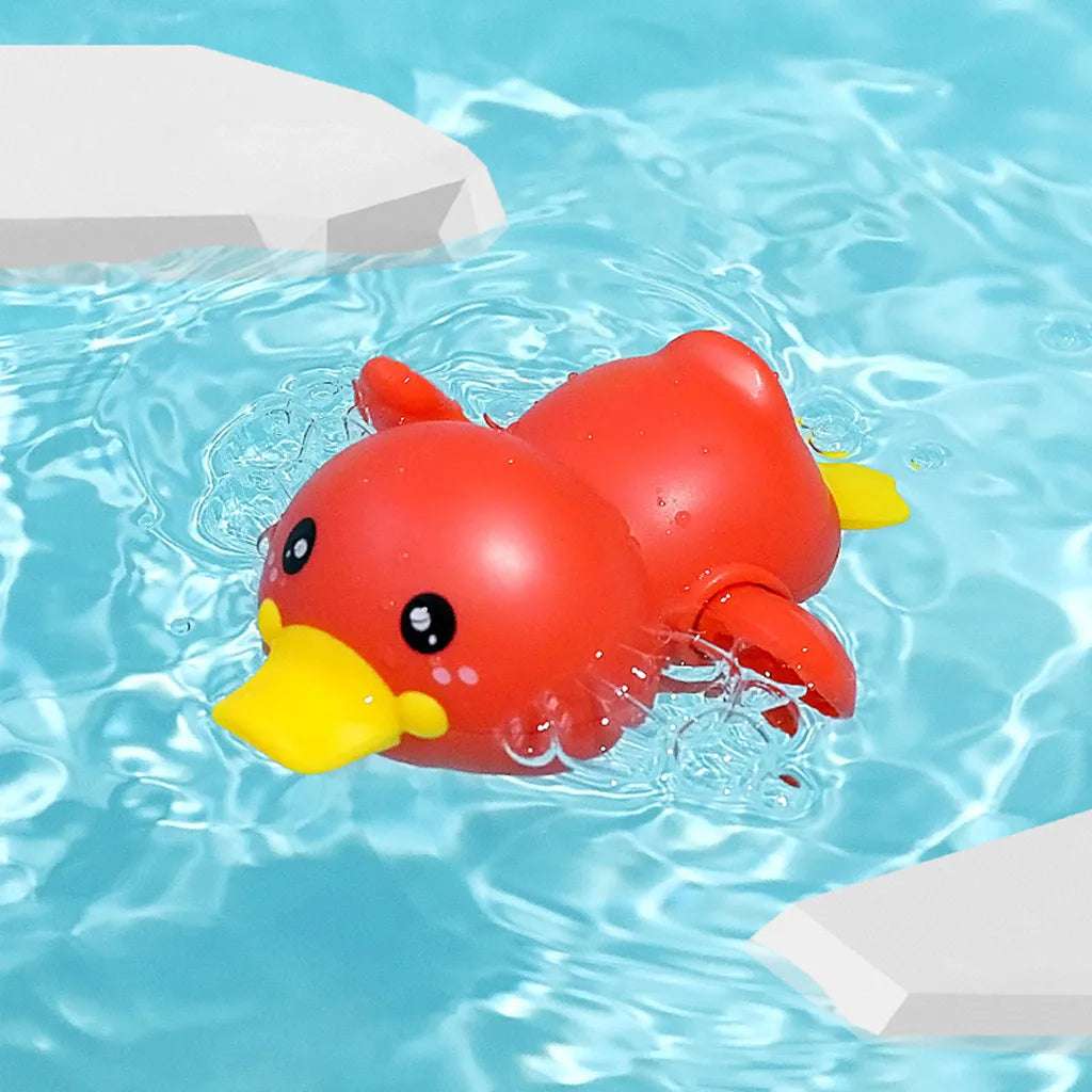 Duck Bath Toy Clockwork Swim For Kids Gift Safe Fun