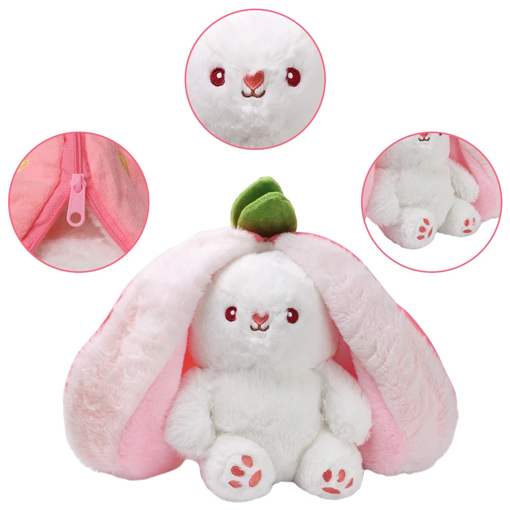 Tunda Sungura Plush Pillow Kwa Wasichana Cute Kuzaliwa Zawadi