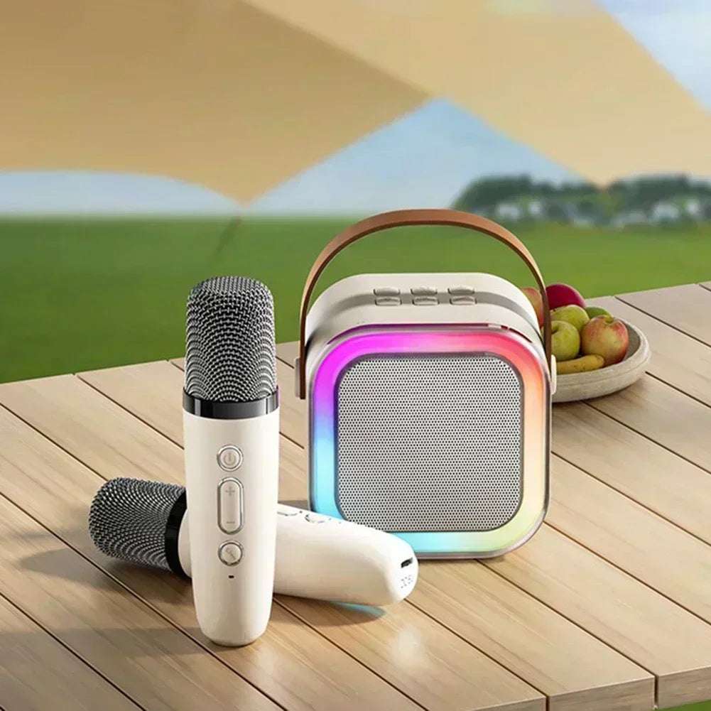 Bluetooth Karaoke Machine K12 Portable PA For Family Mics