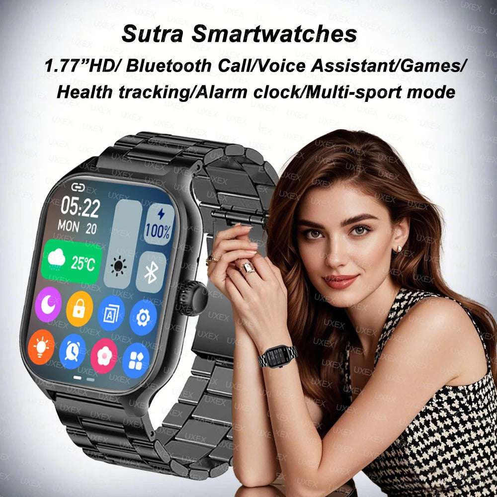 Smart Watch Plus Men Women Fitness Tracker Bluetooth Call