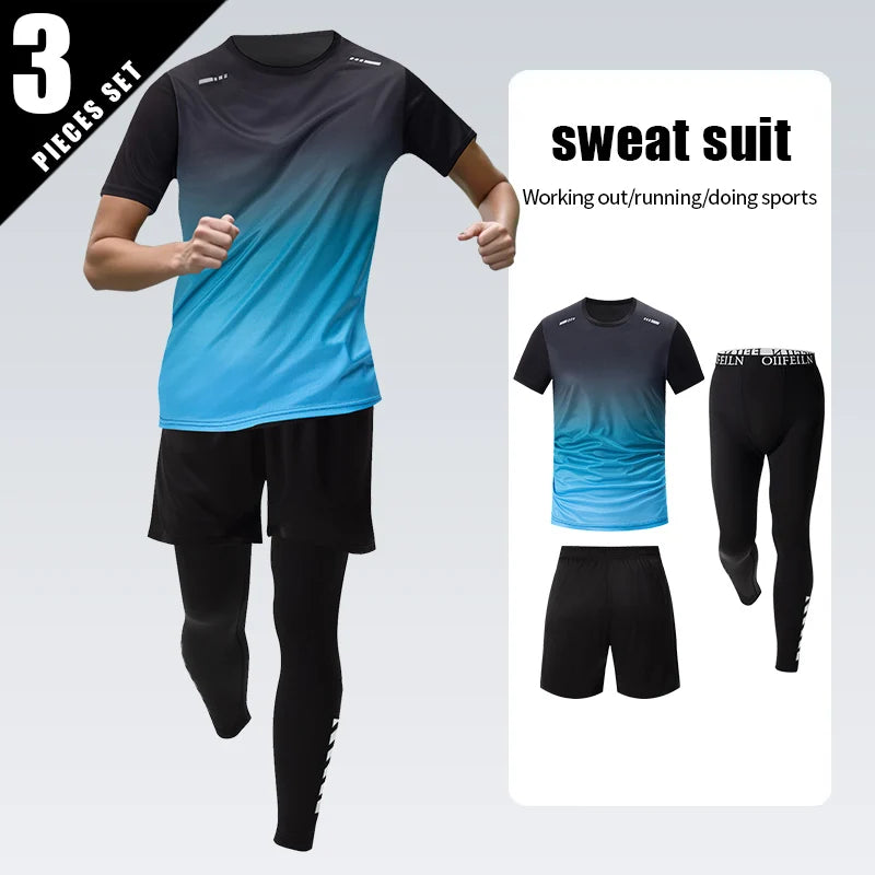 Ensemble de sport 3 pièces pour homme
