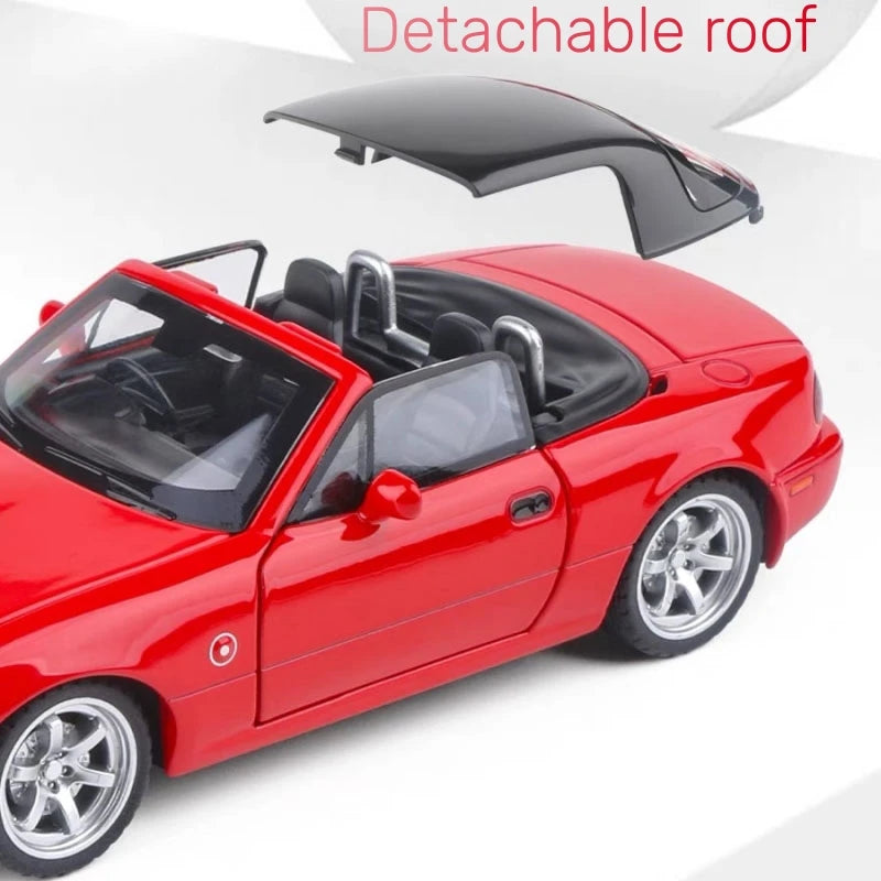 Zawadi ya Mfano wa Gari ya Mazda Miata MX5 Diecast Aloy 132