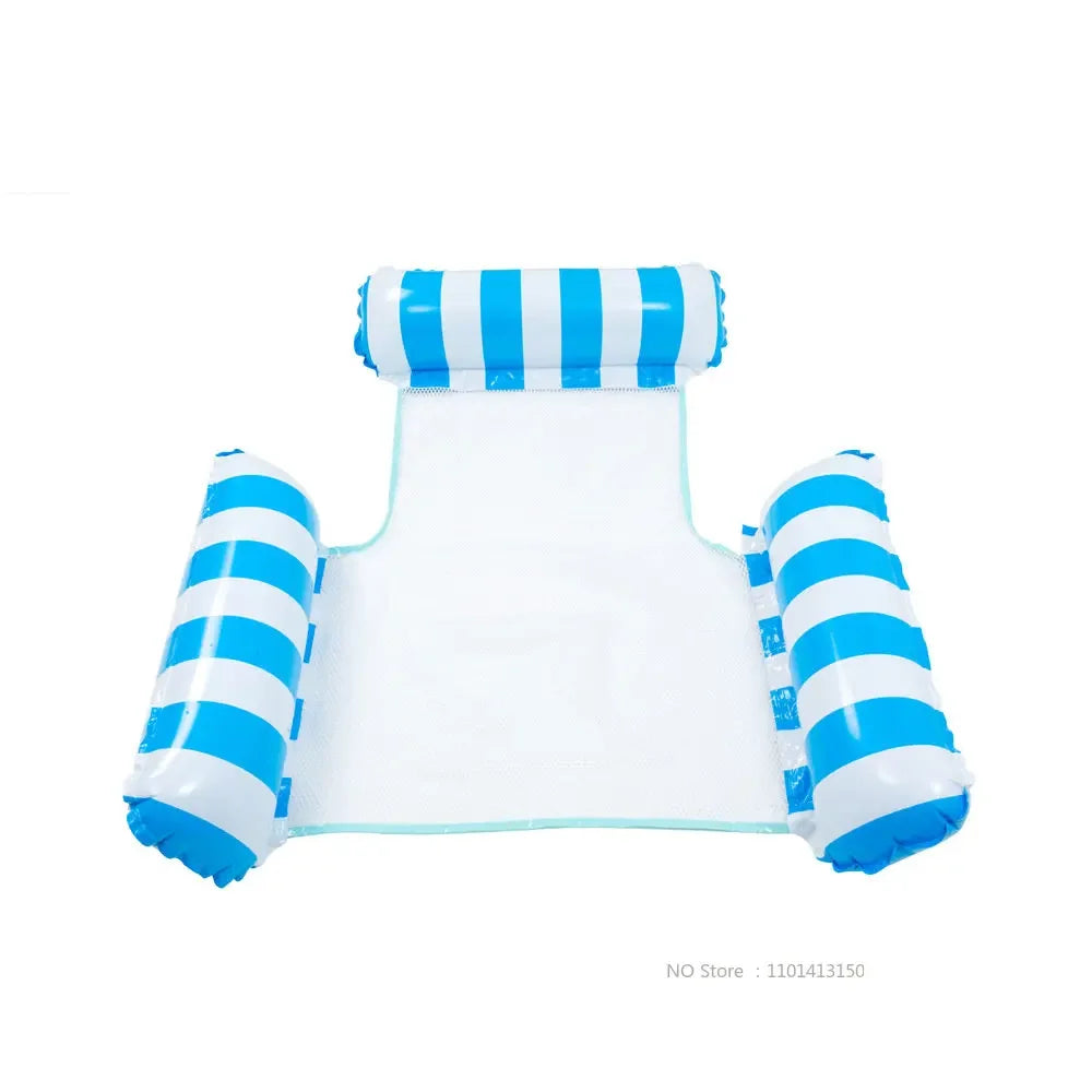 Maji Hammock Recliner Inflatable Pool Kuelea Kwa Wapenzi Pool