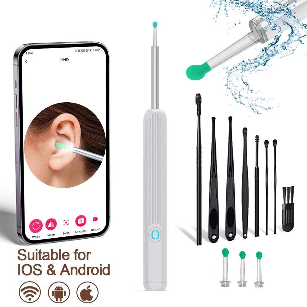Smart Visual Ear Cleaner Endoscope HD Camera For Home Care