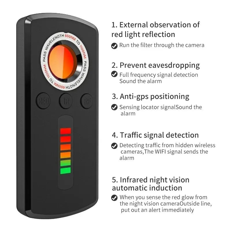 Kigunduzi cha Kamera Siri Kwa Faida za Usalama Wireless Scan Pro