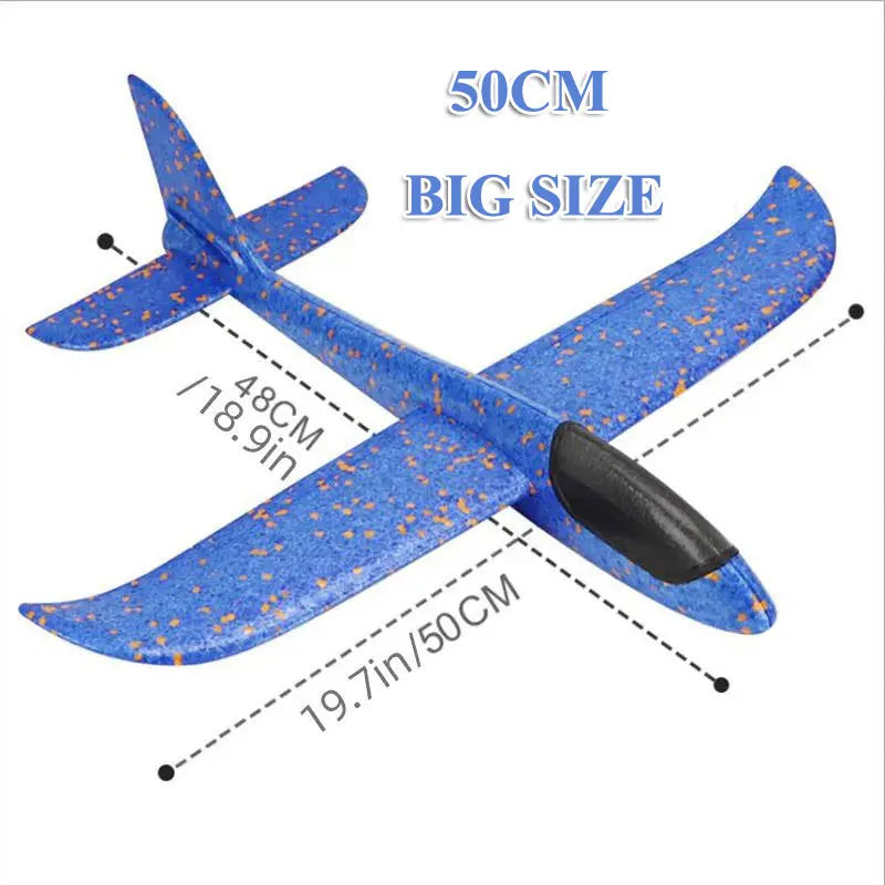 Kubwa Povu Ndege Glider Kutupa Toy Kwa Kids Boys Zawadi