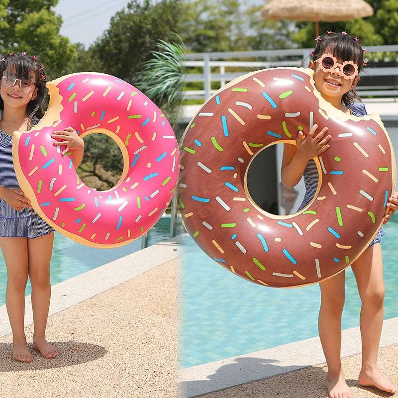 Thickened Inflatable Swim Ring Kids And Adults