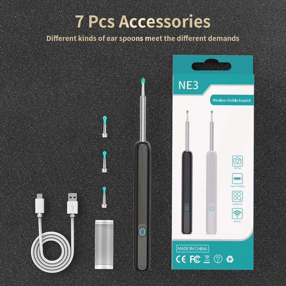 Smart Visual Ear Cleaner Endoscope HD Camera For Home Care