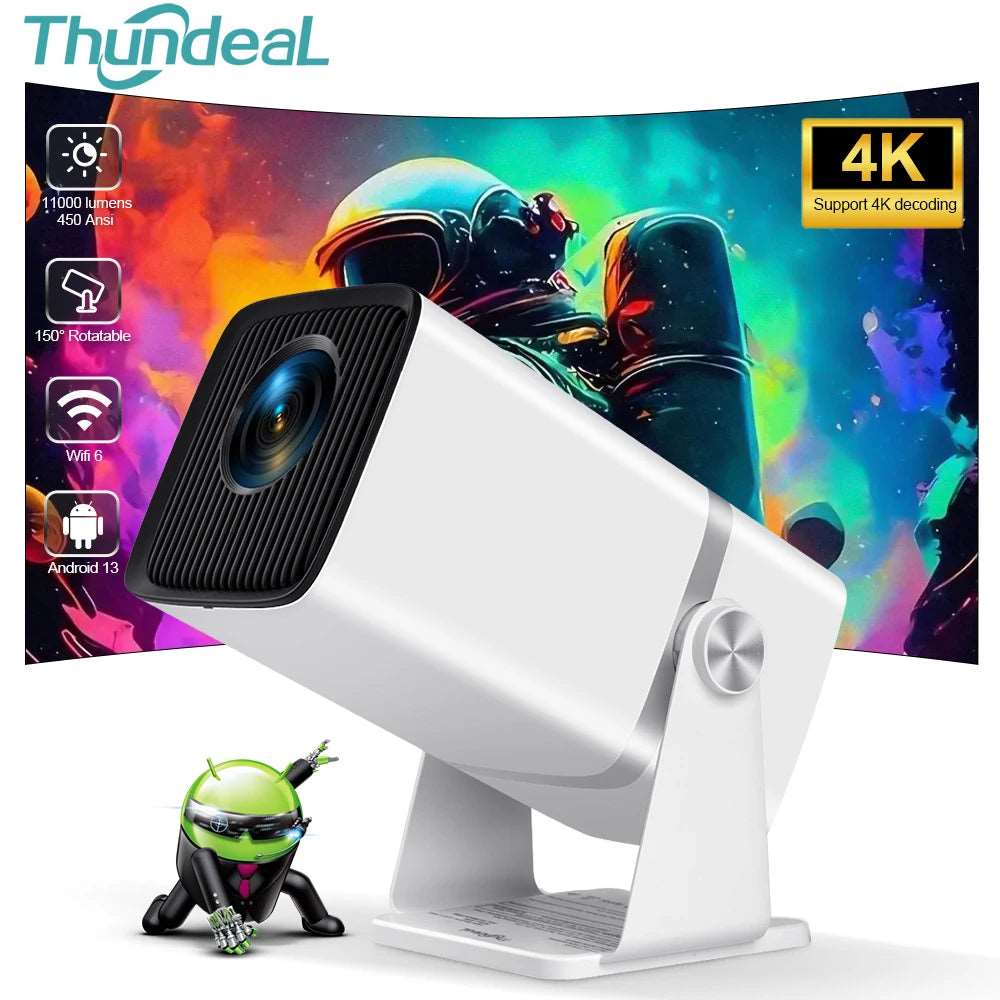 ThundeaL 4K Projector TD80W Android WiFi Home Theater 3D