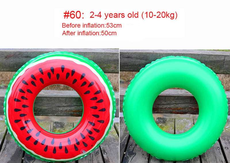 Watermelon Pool Float for Adults and Kids Inflatable Seat