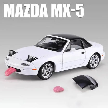 Zawadi ya Mfano wa Gari ya Mazda Miata MX5 Diecast Aloy 132