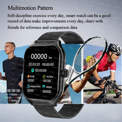 Smart Watch Plus Men Women Fitness Tracker Bluetooth Call