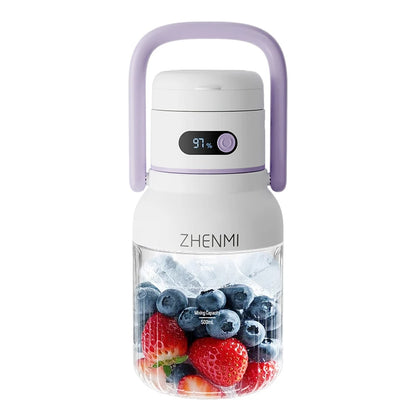 Chombo cha Portable Juicer USB C Kinachoweza Kuchajiwa tena cha 33oz popote ulipo