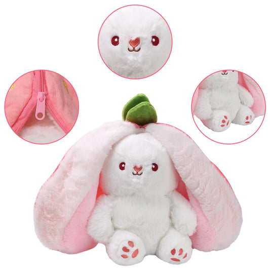 Tunda Sungura Plush Pillow Kwa Wasichana Cute Kuzaliwa Zawadi
