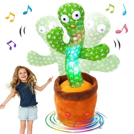 Dancing Cactus Talking Plush Toy 120 Song Speaker Kids Gift