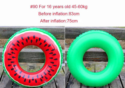 Watermelon Pool Float for Adults and Kids Inflatable Seat
