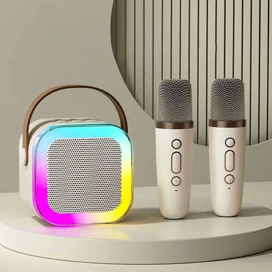 Bluetooth Karaoke Machine K12 Portable PA For Family Mics