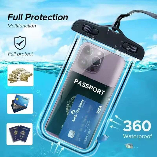 Floating Airbag Waterproof Phone Case For Swimmers