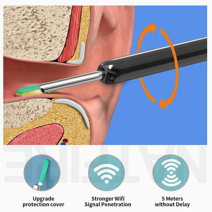 Smart Visual Ear Cleaner Endoscope HD Camera For Home Care