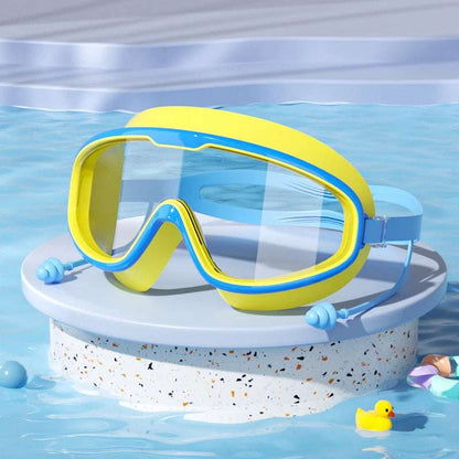 Kids Swimming Goggles Big Frame HD View Anti Fog Waterproof