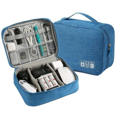 Waterproof Cable Storage Bag Travel Electronic Organizer