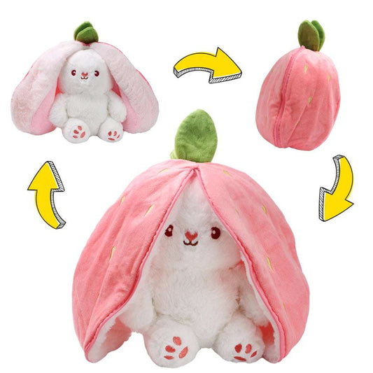 Fruit Rabbit Plush Pillow For Girls Cute Birthday Gift